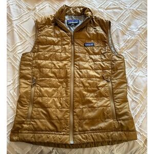 Patagonia Quilted Vest in Caramel
